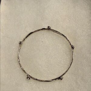 Elegant .925 Sterling Silver Bangle Bracelet (Opulenza Designs)